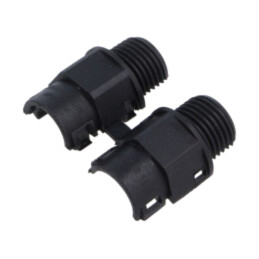 Conectori finali drepţi; M16; Filet: metrică,exterior; poliamidă
