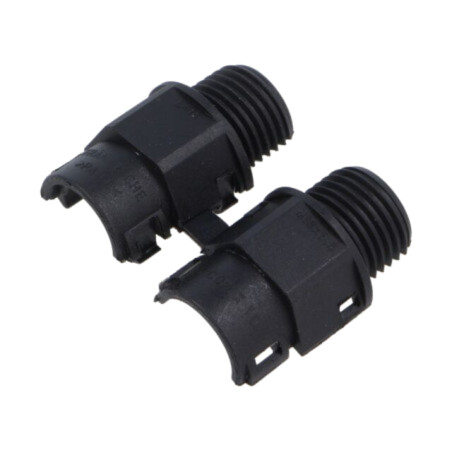 Conectori finali drepţi; M16; Filet: metrică,exterior; poliamidă