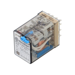 Releu: electromagnetic; 4PDT; 6VDC; Icontacte max: 7A; 7A/250VAC