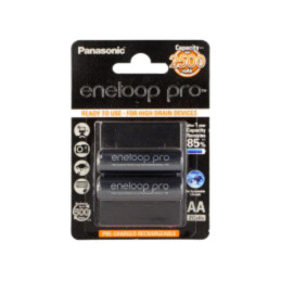 Acumul: Ni-MH; AA; 1,2V; 2450mAh; ENELOOP PRO; Ø14,35x50,4mm; 2buc.