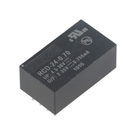 Convertor: DC/DC; Uintr: 4,5÷36VDC; Uieş: 2÷35VDC; Iieş: 700mA; PCB
