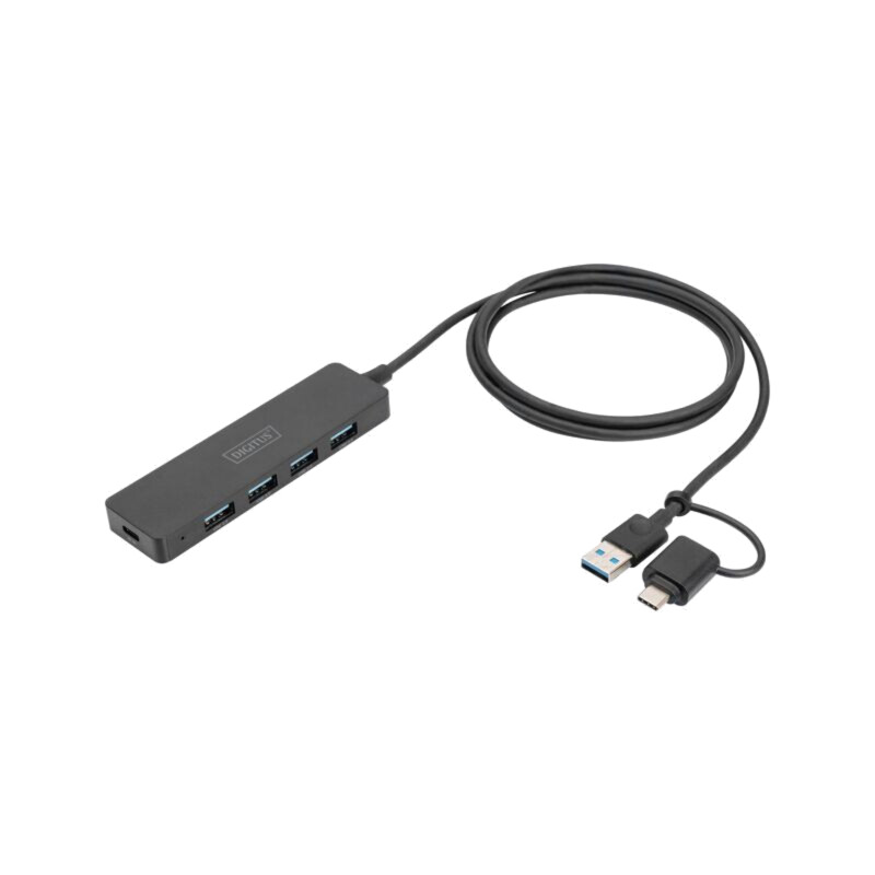 Hub USB; USB A soclu x4,USB A mufă,USB C soclu,USB C mufă Hub USB; USB A soclu x4,USB A mufă,USB C soclu,USB C mufă