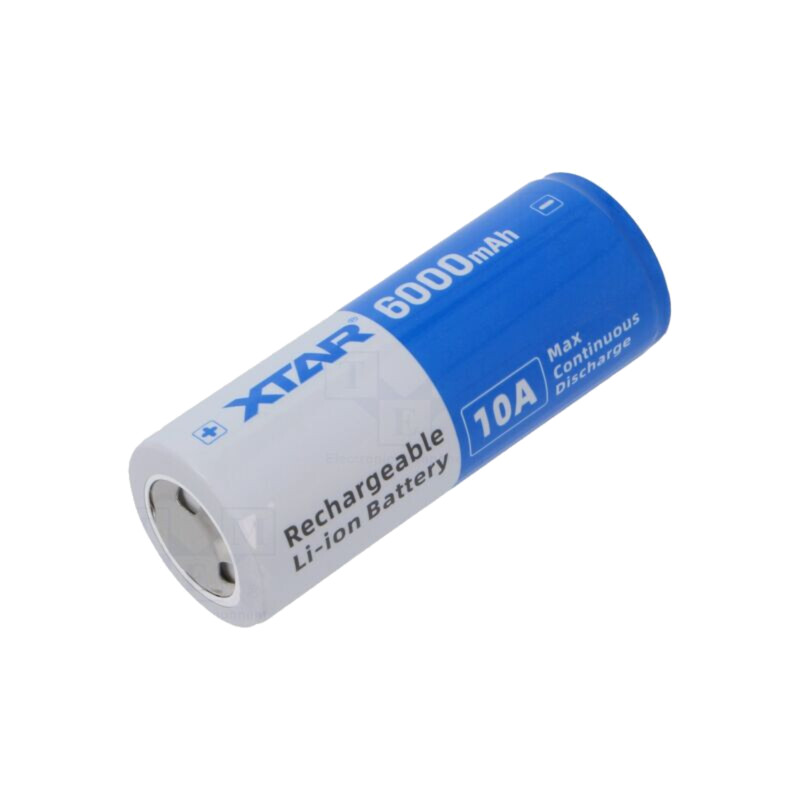 Acumul: Li-Ion; 26650; 3,6V; 6000mAh; Ø26,5x69,3mm; 10A Acumul: Li-Ion; 26650; 3,6V; 6000mAh; Ø26,5x69,3mm; 10A