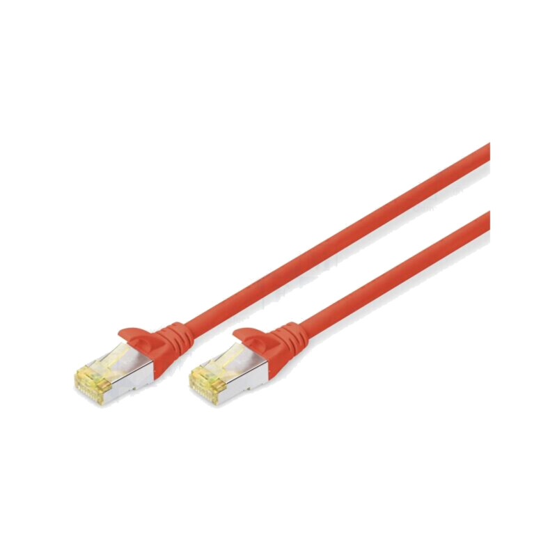 Patch cord; RJ45 mufă,din ambele părţi; S/FTP; 6a; litat; Cu; LSZH