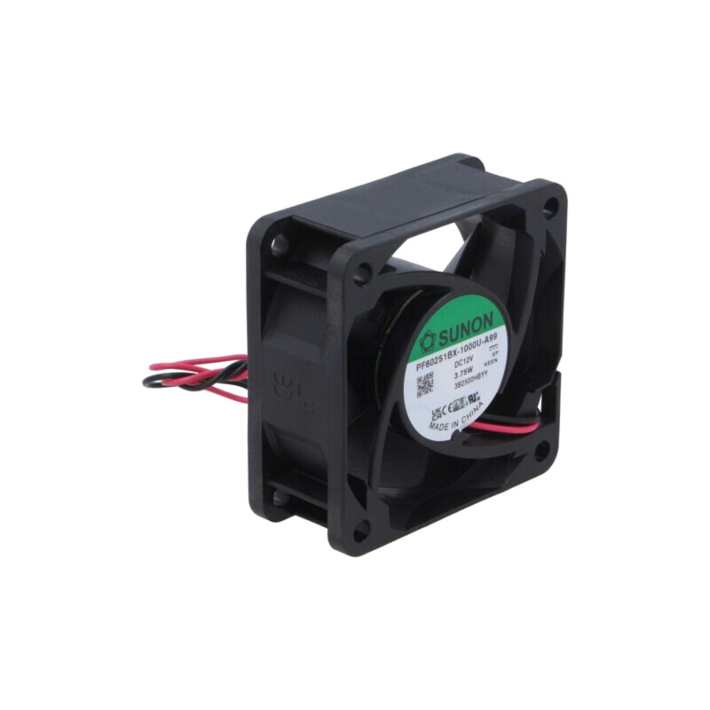 Ventilator: DC; axial; 12VDC; 60x60x25mm; 68m3/h; 46dBA; bilă Ventilator: DC; axial; 12VDC; 60x60x25mm; 68m3/h; 46dBA; bilă