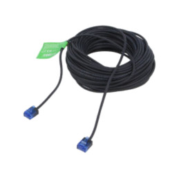 Patch cord; RJ45 mufă,din ambele părţi; U/UTP; 6a; litat; Cu; 20m