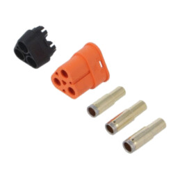 Conector: alimentare DC; mufă; mamă; QS; 110A; 500V; PIN: 3; drept