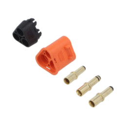 Conector: alimentare DC; mufă; tată; QS; 110A; 500V; PIN: 3; drept