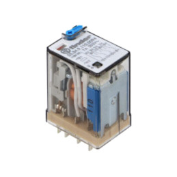 Releu: electromagnetic; 4PDT; 110VDC; 7A/250VAC; plug-in; 55.34