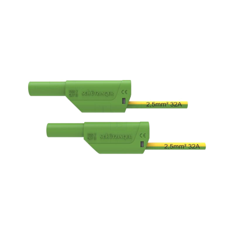 Cablu de măsurare; 32A; mufă banană 4 mm,din ambele părţi Cablu de măsurare; 32A; mufă banană 4 mm,din ambele părţi
