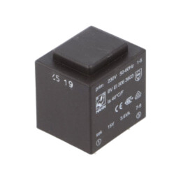 Transformator: încapsulat; 3,6VA; 230VAC; 15V; 240mA; PCB; BVEI