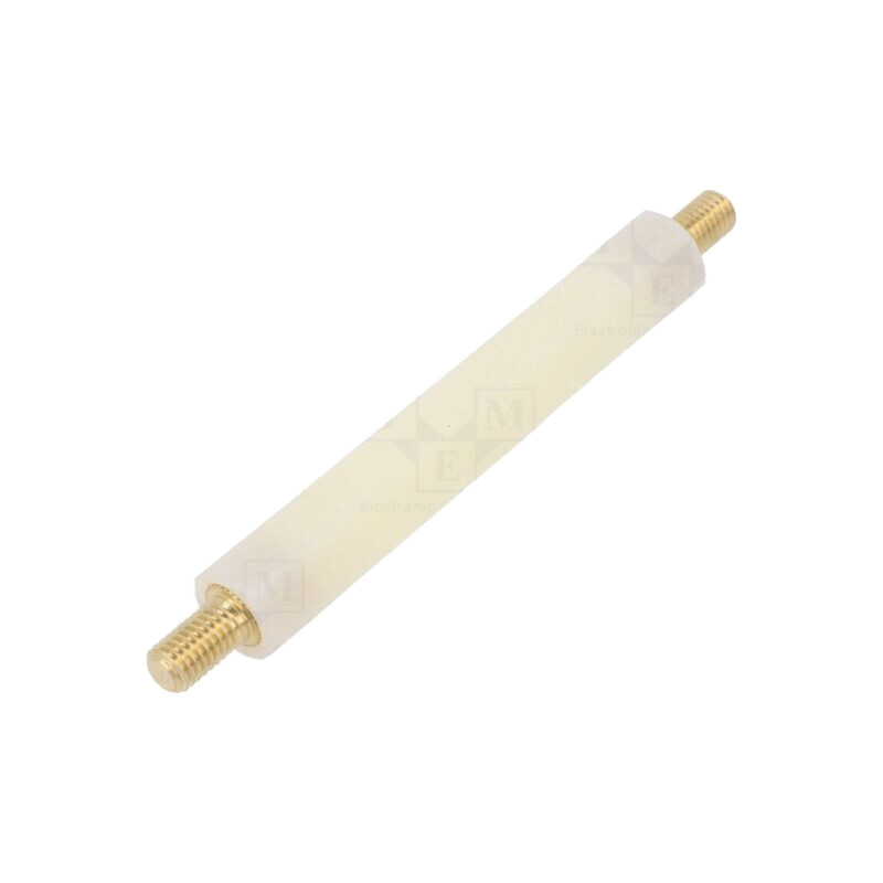 Bucşă izolantă; Lung: 100mm; UL94V-2; poliamidă; Corp: albă Bucşă izolantă; Lung: 100mm; UL94V-2; poliamidă; Corp: albă