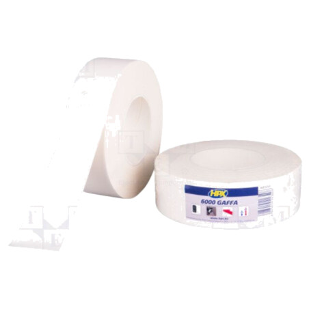 Bandă: reparatoare; W: 50mm; L: 50m; Thk: 0,3mm; albă; max.60°C