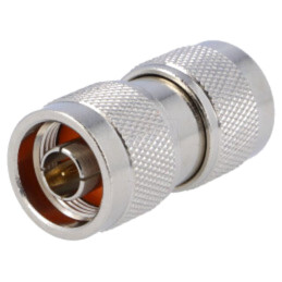 Adaptor; drept; 50Ω; aurit; PTFE; N mufă,din ambele părţi
