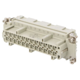 Conector: HDC; mamă; HE; PIN: 24; 16A; 500V; 24+PE; dimensiune 8