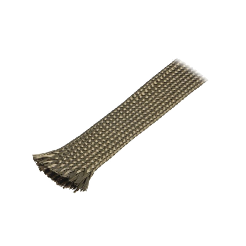 Manşon electroizolant; fibră de bazalt; kaki; -260÷560°C; L: 10m