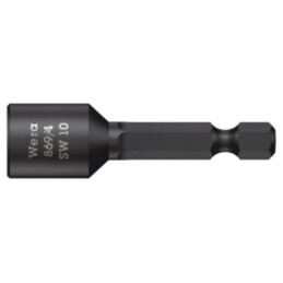 Capăt de şurubelniţă; cap hexagonal; HEX 10mm; Lung.tot: 65mm