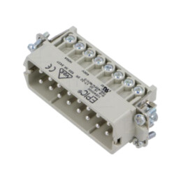 Conector: HDC; inserturi de contact; tată; EPIC H-A; PIN: 16; 16A