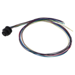 Conector: M12; soclu; mamă; 1,5A; 30V; PIN: 12; IP67; drept; cabluri
