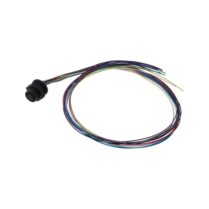 Conector: M12; soclu; mamă; 1,5A; 30V; PIN: 12; IP67; drept; cabluri Conector: M12; soclu; mamă; 1,5A; 30V; PIN: 12; IP67; drept; cabluri