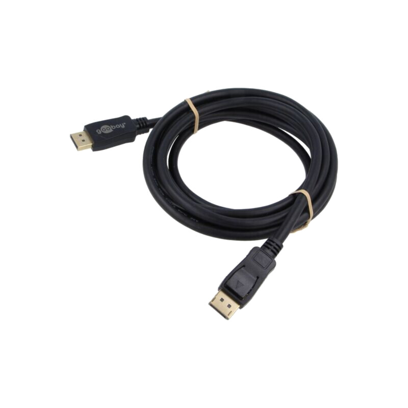 Cablu; DisplayPort mufă,din ambele părţi; PVC; Lung: 3m; negru Cablu; DisplayPort mufă,din ambele părţi; PVC; Lung: 3m; negru