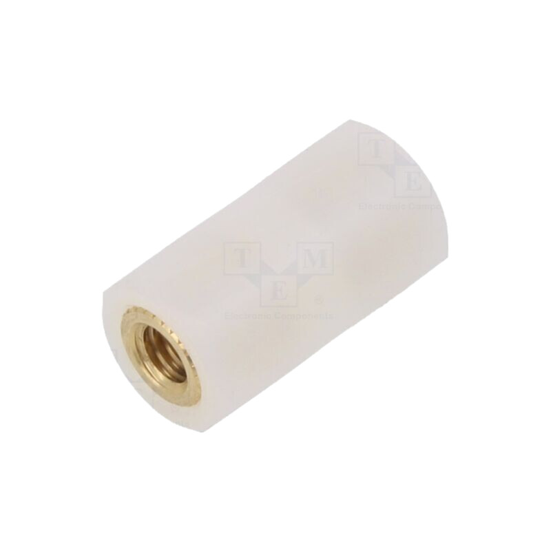 Bucşă izolantă; Filet int: M6; Lung: 25mm; UL94V-2; poliamidă Bucşă izolantă; Filet int: M6; Lung: 25mm; UL94V-2; poliamidă