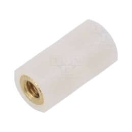 Bucşă izolantă; Filet int: M6; Lung: 25mm; UL94V-2; poliamidă