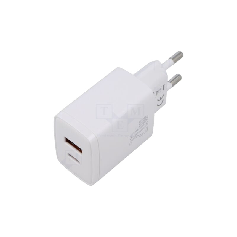 Alimentator: pulsatoriu; alimentare,plug-in; 5÷12VDC; 20W; albă Alimentator: pulsatoriu; alimentare,plug-in; 5÷12VDC; 20W; albă