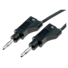 Cablu de măsurare; 70VDC; 33VAC; 20A; cu soclu axial, 4mm; neagră