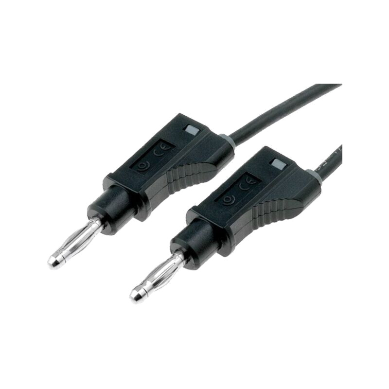 Cablu de măsurare; 70VDC; 33VAC; 20A; cu soclu axial, 4mm; neagră Cablu de măsurare; 70VDC; 33VAC; 20A; cu soclu axial, 4mm; neagră