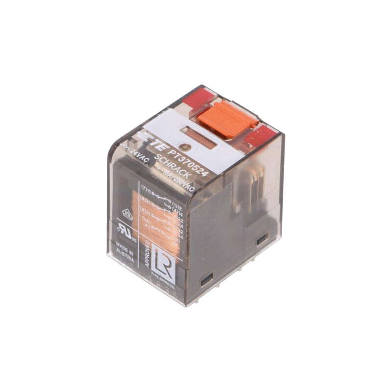 Releu: electromagnetic; 3PDT; Ubobină: 24VAC; Icontacte max: 10A