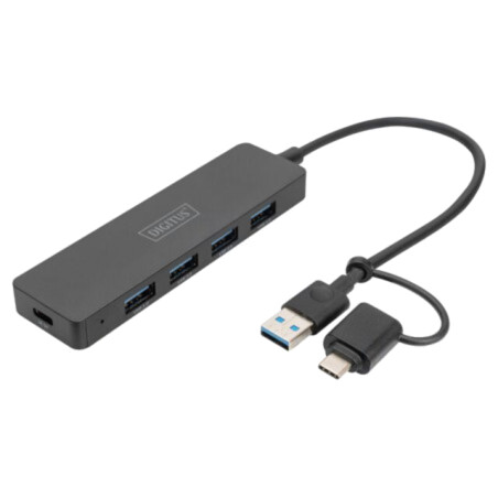 Hub USB; USB A soclu x4,USB A mufă,USB C soclu,USB C mufă