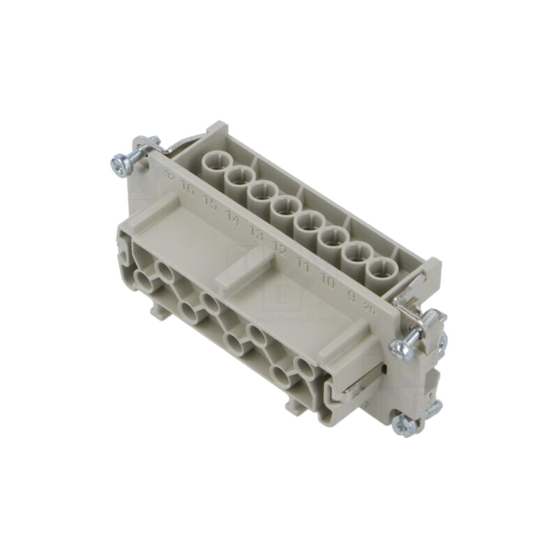 Conector: HDC; inserturi de contact; mamă; EPIC H-BVE; PIN: 8; 16A Conector: HDC; inserturi de contact; mamă; EPIC H-BVE; PIN: 8; 16A