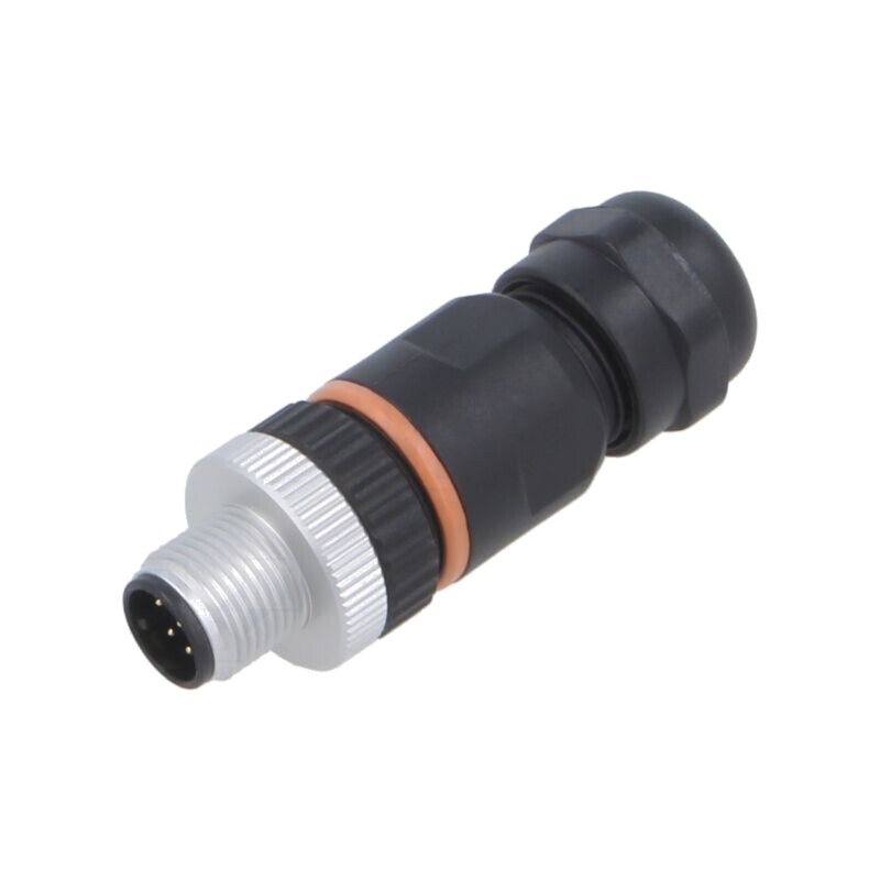 Conector: M12; mufă; PIN: 8; tată; 30V; drept; IP67; pe cablu; aurit Conector: M12; mufă; PIN: 8; tată; 30V; drept; IP67; pe cablu; aurit