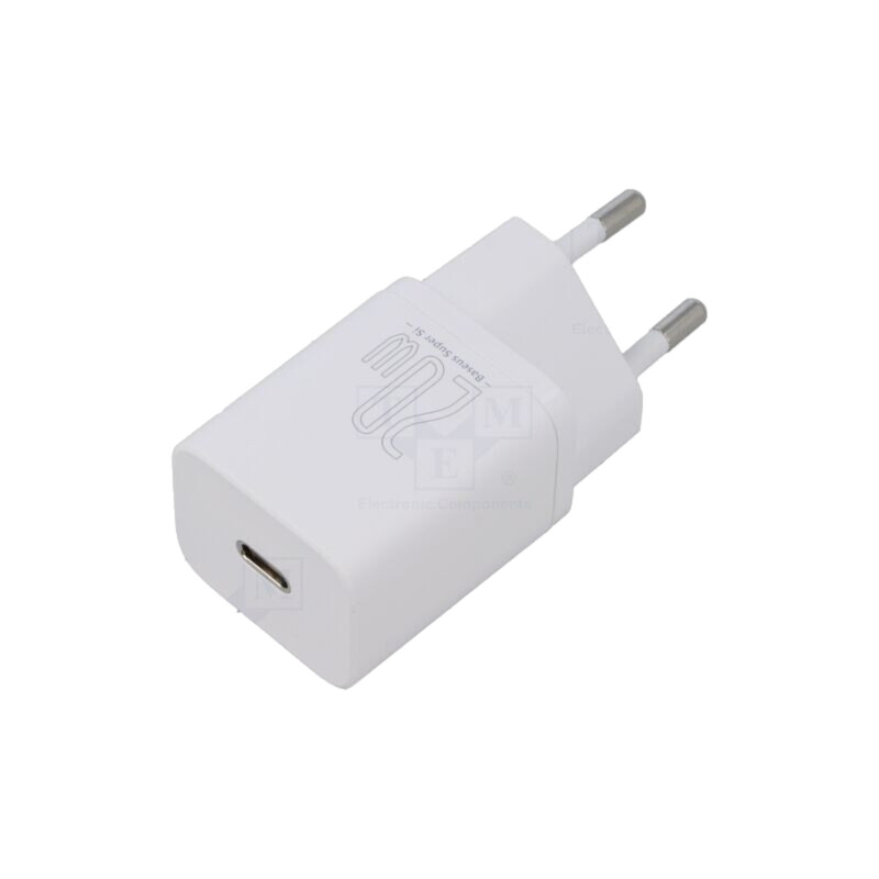 Alimentator: pulsatoriu; alimentare,plug-in; 5÷9VDC; 20W; albă
