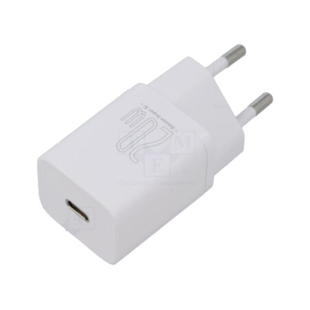 Alimentator: pulsatoriu; alimentare,plug-in; 5÷9VDC; 20W; albă