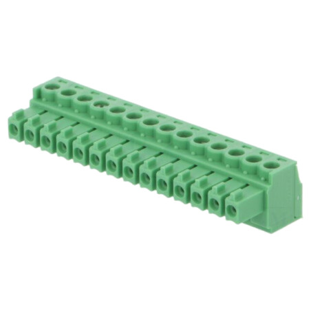 Conector: regletă de conexiuni deconectabilă; mufă; mamă; 8A