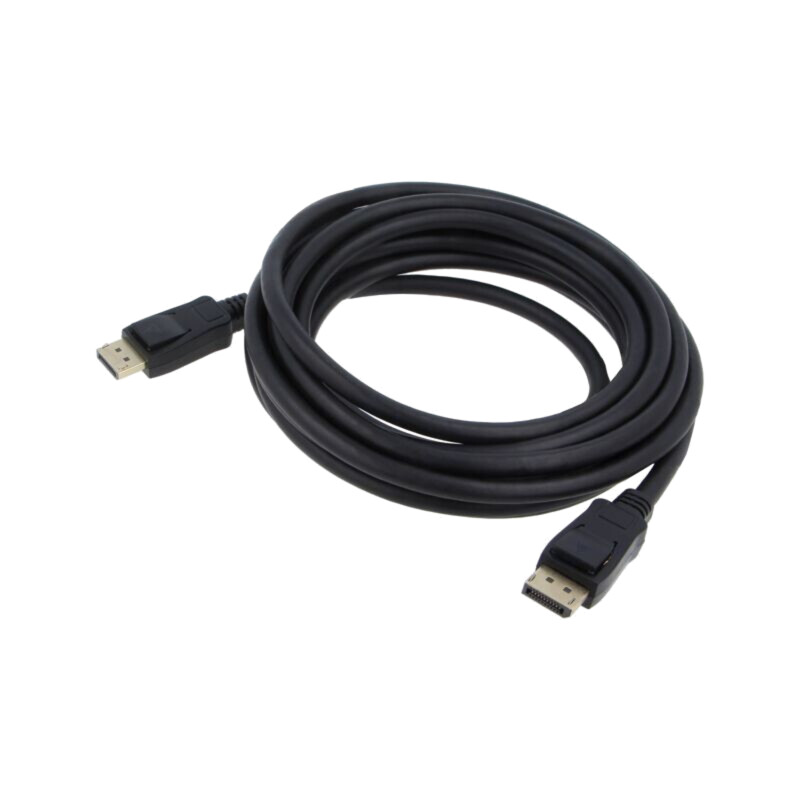 Cablu; DisplayPort mufă,din ambele părţi; PVC; Lung: 5m; negru