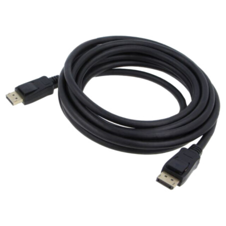 Cablu; DisplayPort mufă,din ambele părţi; PVC; Lung: 5m; negru