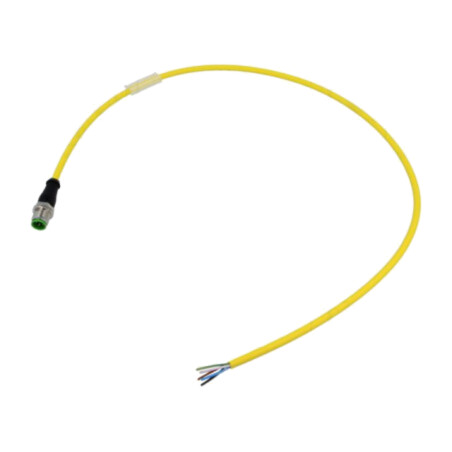 Cablu: pentru senzori/automatizări; M12; PIN: 5; drept; 0,6m; mufă