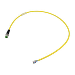 Cablu: pentru senzori/automatizări; M12; PIN: 5; drept; 0,6m; mufă