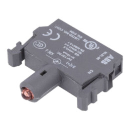 Element de iluminare; 22mm; Ilum: LED; frontală; roşie; 12VDC