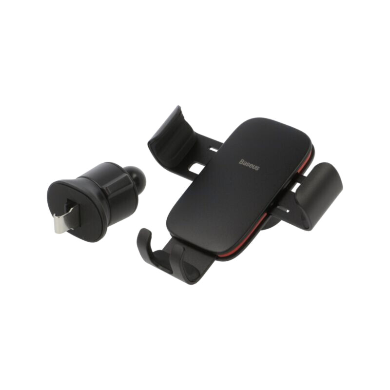 Suport auto; neagră; grilă de ventilaţie; 64÷86mm