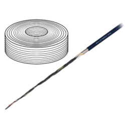 Cablu: cablu de control; chainflex® CF10; 4G0,75mm2; negru; litat
