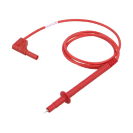 Cablu de măsurare; 16A; Unom: 1kV; Lung: 1m; roşie; Secţ.cablu: 1mm2
