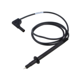 Cablu de măsurare; 16A; Unom: 1kV; Lung: 1m; neagră; Material: alamă