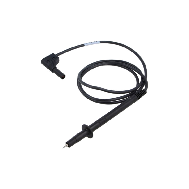 Cablu de măsurare; 16A; Unom: 1kV; Lung: 1m; neagră; Material: alamă Cablu de măsurare; 16A; Unom: 1kV; Lung: 1m; neagră; Material: alamă