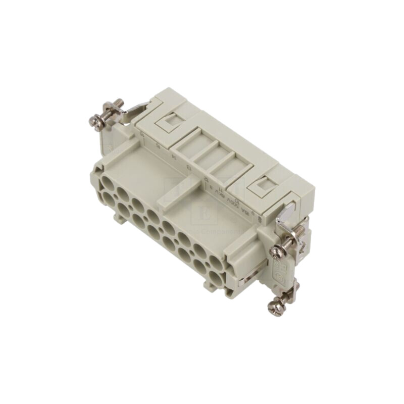 Conector: HDC; inserturi de contact; mamă; CSE; PIN: 16; 16A; 600V