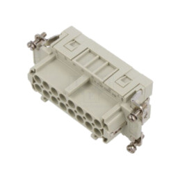 Conector: HDC; inserturi de contact; mamă; CSE; PIN: 16; 16A; 600V