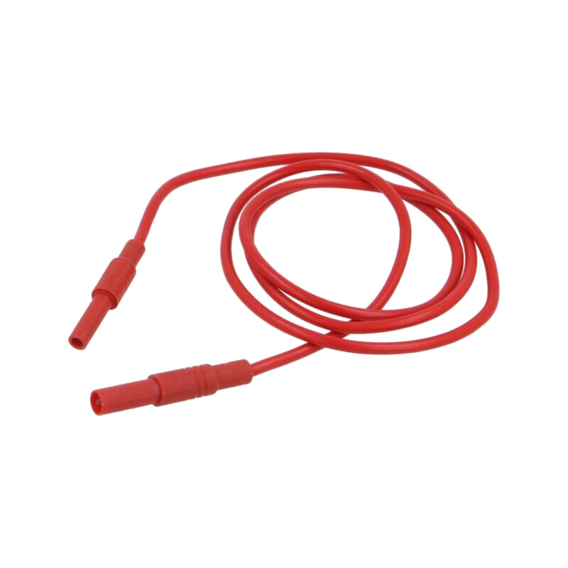 Cablu de măsurare; 32A; soclu banană 4mm,mufă banană 4 mm Cablu de măsurare; 32A; soclu banană 4mm,mufă banană 4 mm